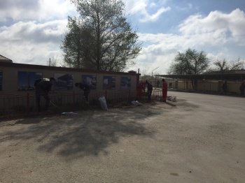 В ТОО «Бургылау» прошел субботник  с участием ветеранов